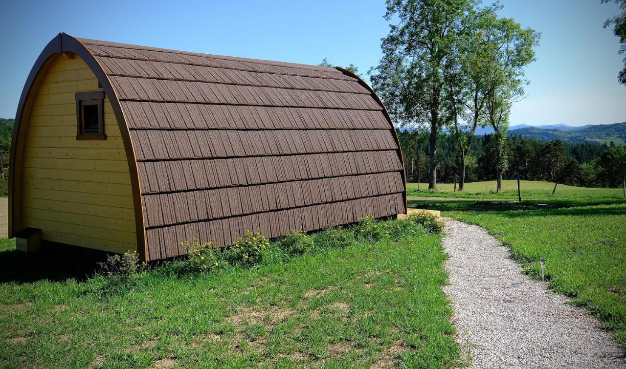 Les Roulottes De La Ferme Des Chanaux Saint-Julien-d'Ance Exteriér fotografie