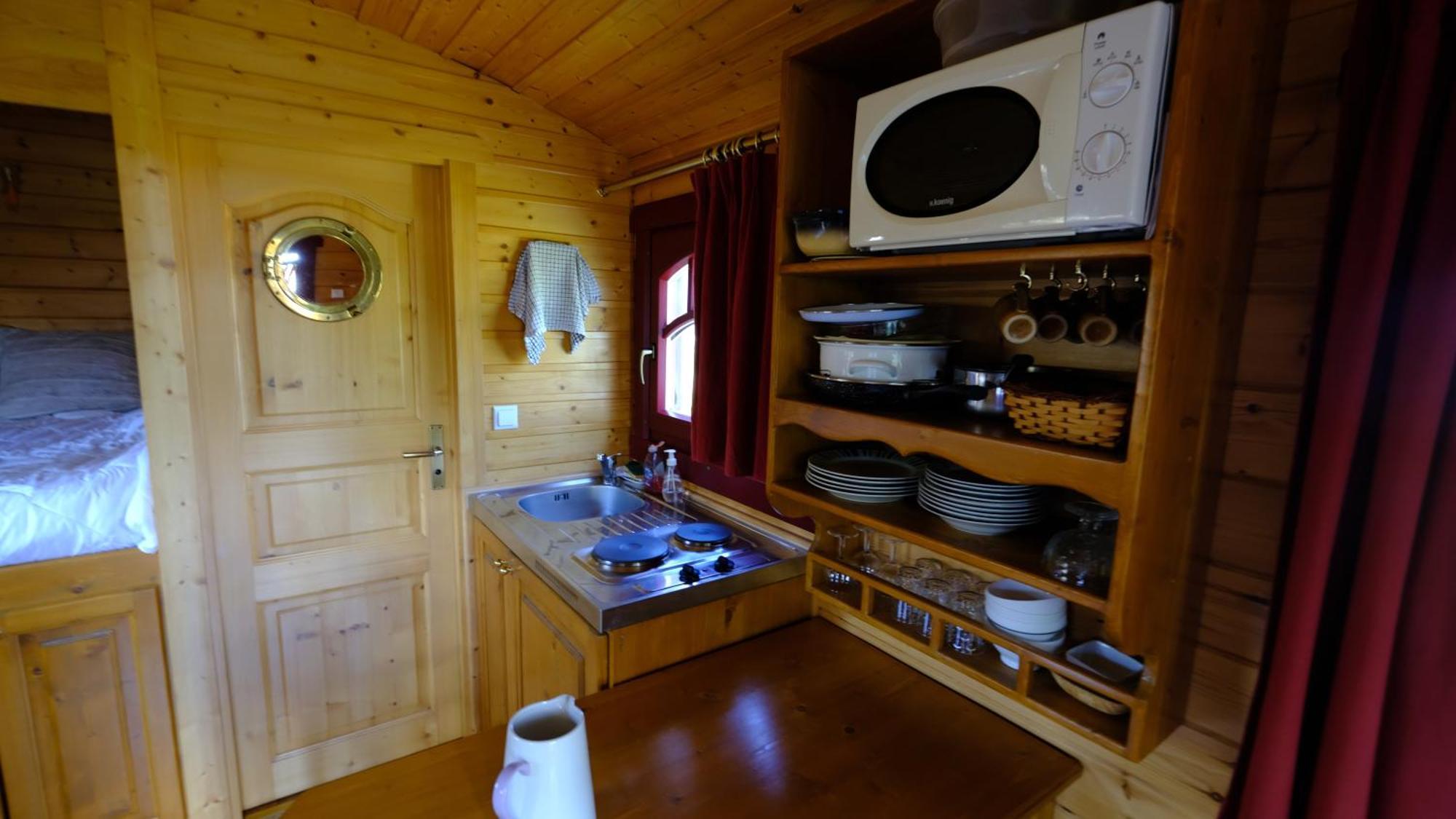 Les Roulottes De La Ferme Des Chanaux Saint-Julien-d'Ance Exteriér fotografie