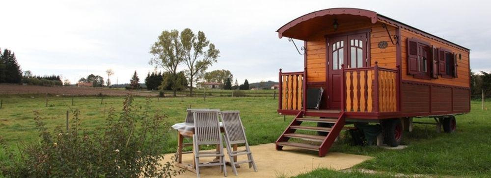 Les Roulottes De La Ferme Des Chanaux Saint-Julien-d'Ance Exteriér fotografie